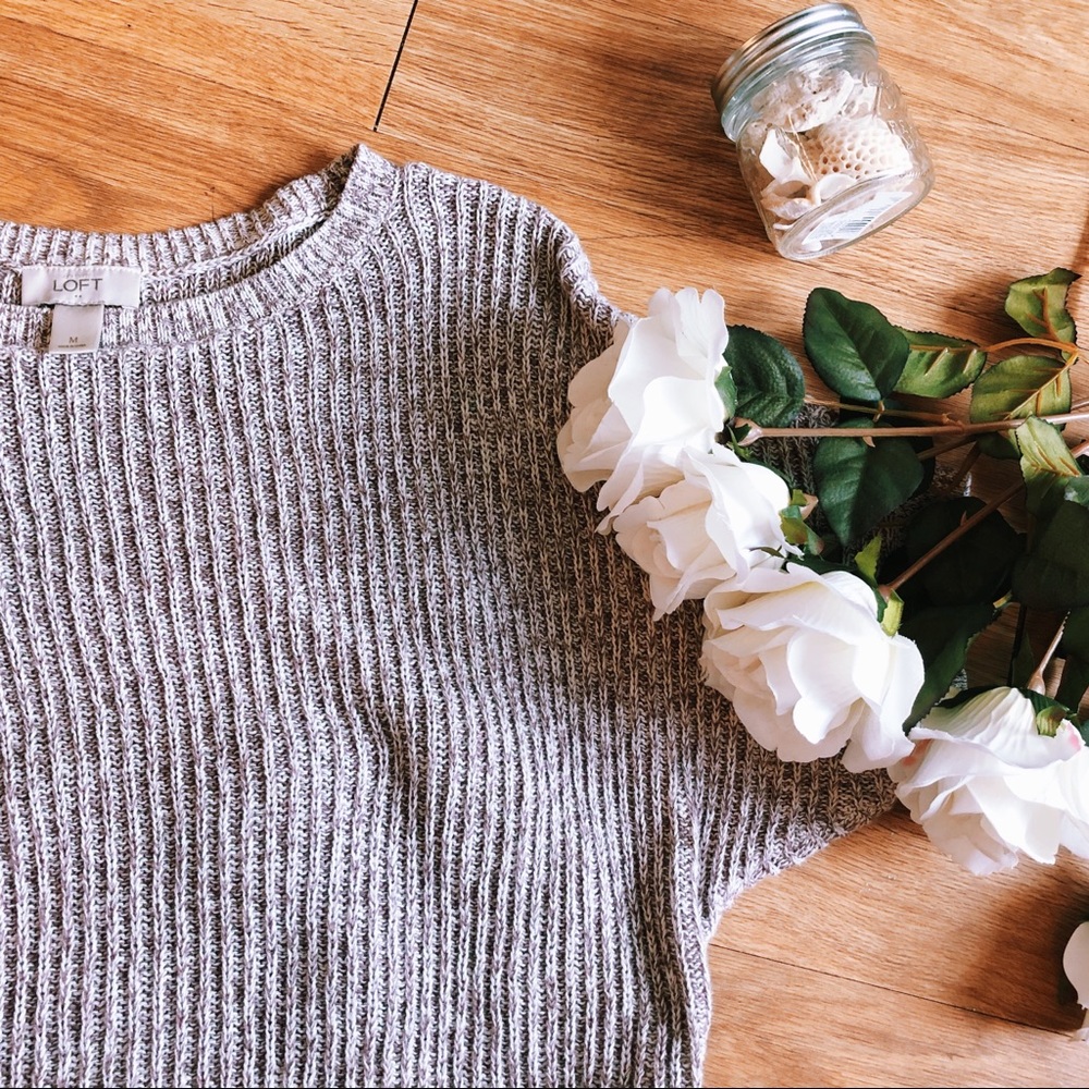 FP loft cream sweater